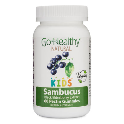 Go Healthy Natural Launches Sambucus Black Elderberry Gummies for Kids on Amazon.com.
