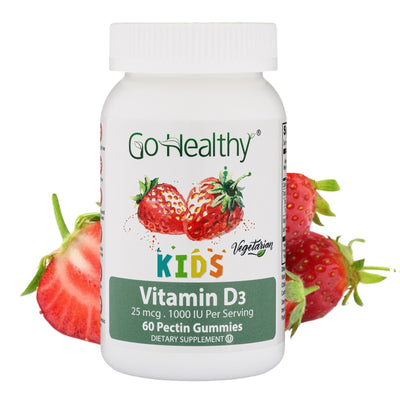 Vitamin D3 Gummies for Kids, Vegetarian, Non-GMO, Gluten Free, Kosher, Halal-1000 IU kids vitamins kosher kids vitamins halal