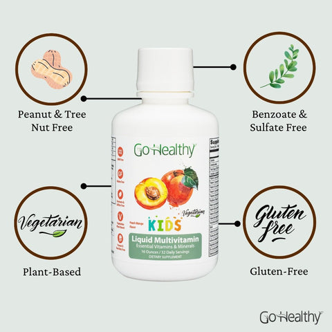 Go Healthy Kids Liquid Multivitamin + Vitamin D3 K2 Bundle | Go Healthy