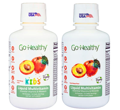 Kids Liquid Multivitamin - Adult Liquid Multivitamin Bundle