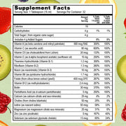 Go Healthy Kids Liquid Multivitamin, Immune Support, Kid Liquid Multivitamins, High Absorption Vegan Vitamins, Kids Vitamins Multivitamin Raspberry - 30-60 Servings