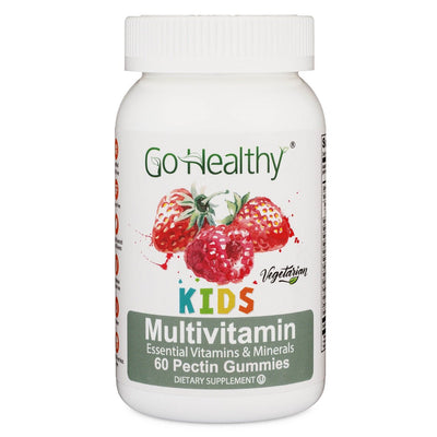 Multivitamin Gummies for Kids, Vegetarian, Allergy Friendly, Kosher & Halal - 30 Servings | Go Healthy